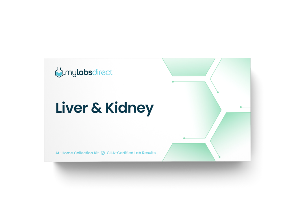 my labs direct liver and kidney health at home lab test kit