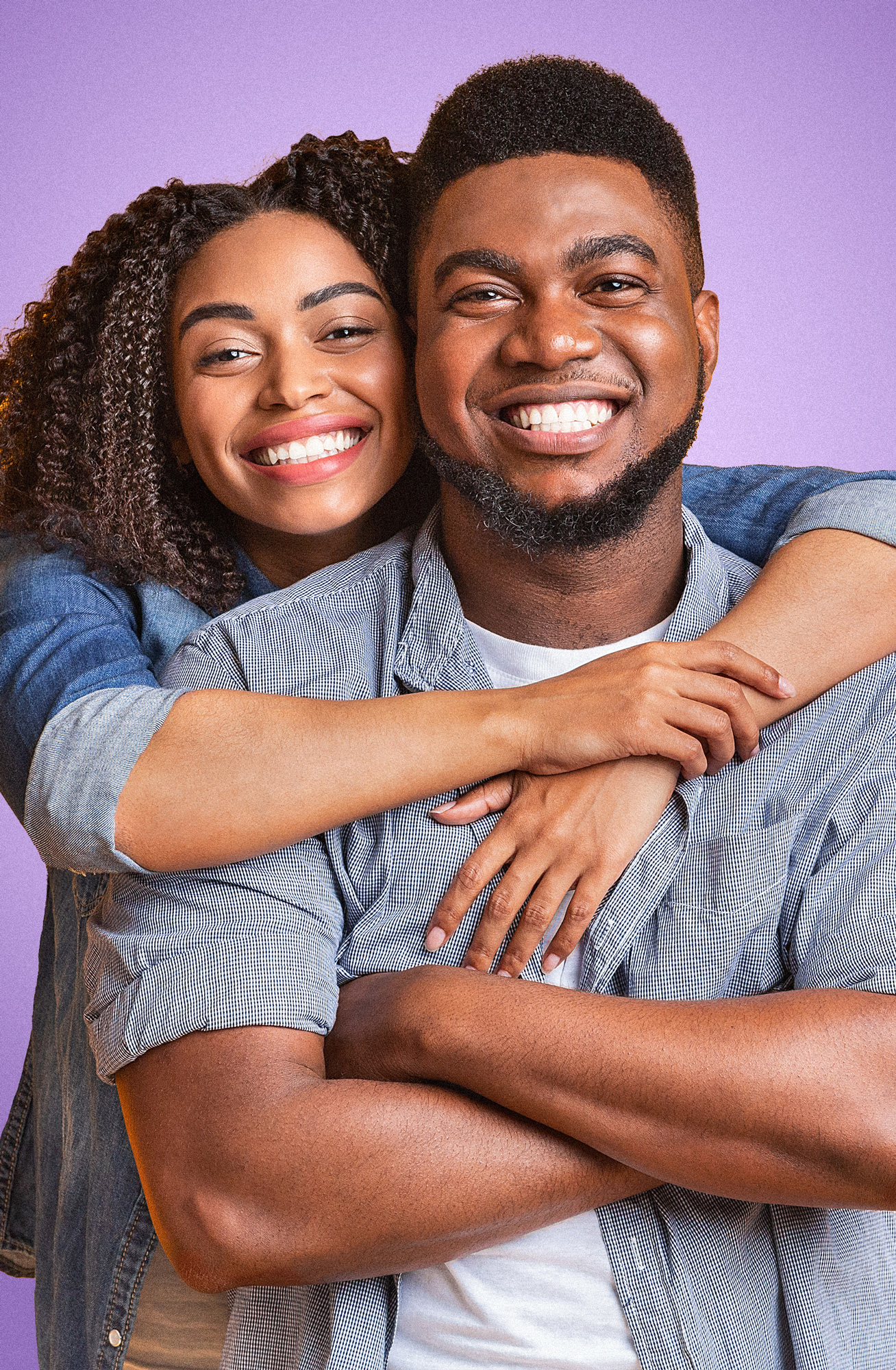 Smiling couple happy with GLP-1 weight loss treatment by My Labs Direct